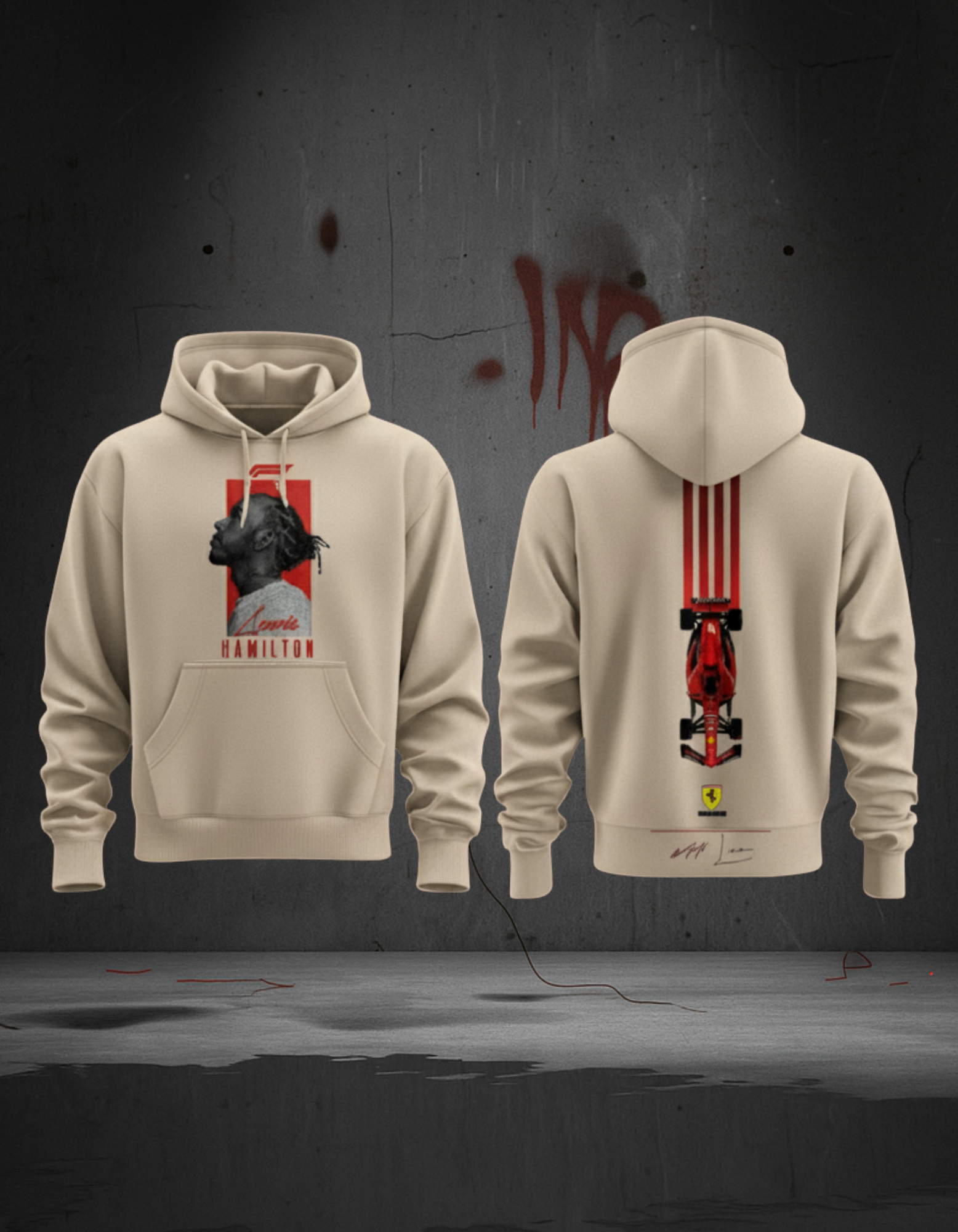 Lewis Hamilton x Ferrari Hoodie