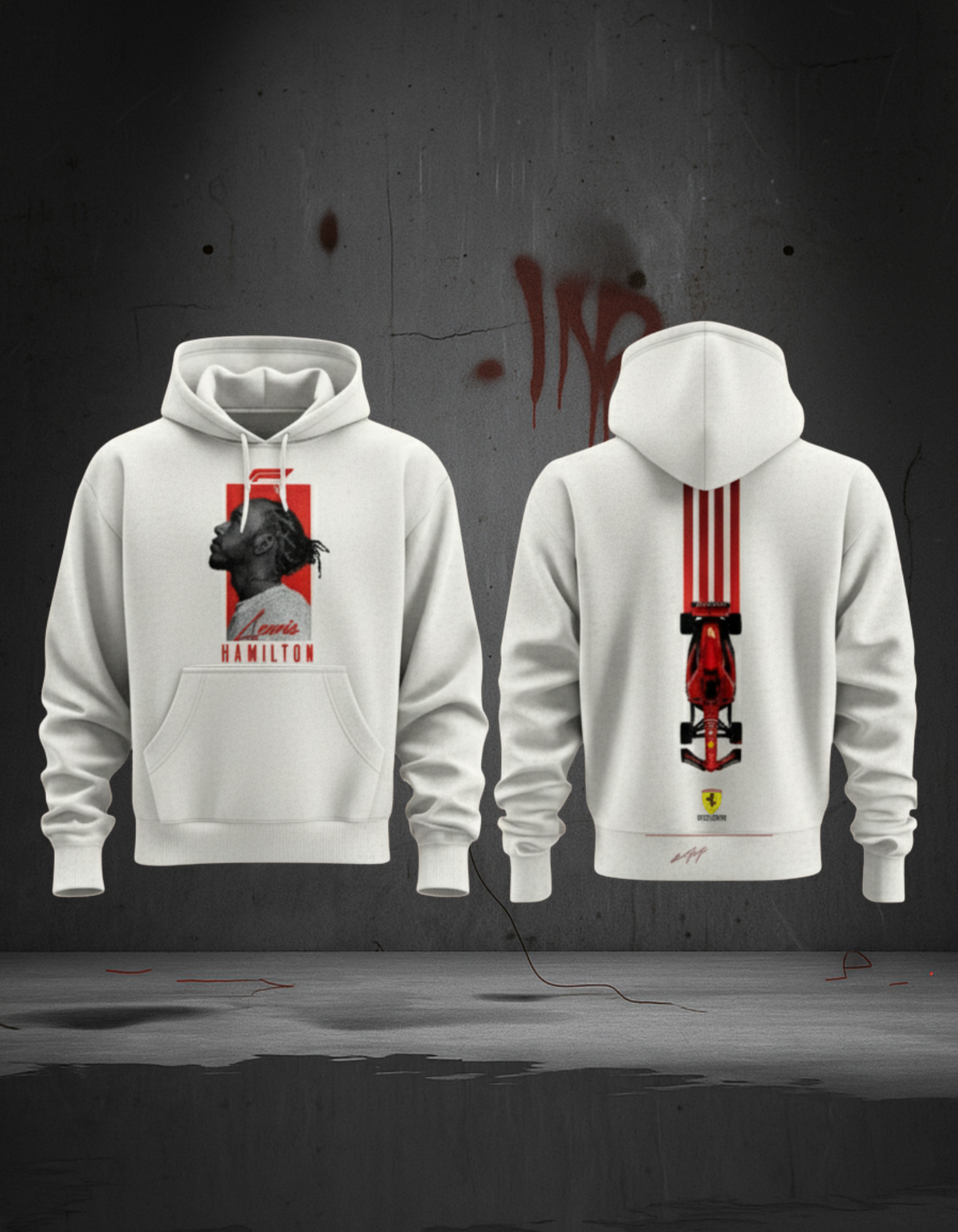 Lewis Hamilton x Ferrari Hoodie