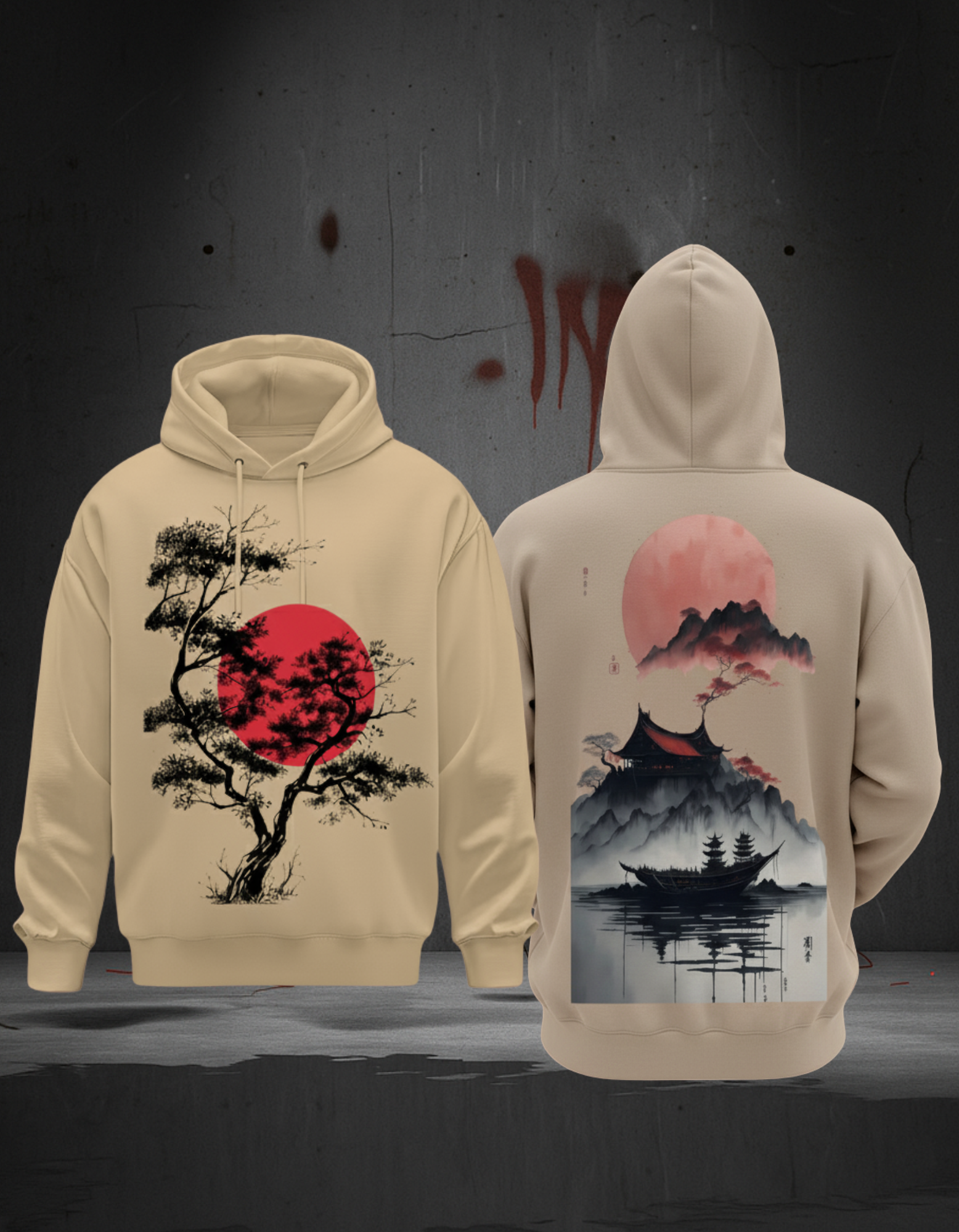 RED ECLIPSE HOODIE