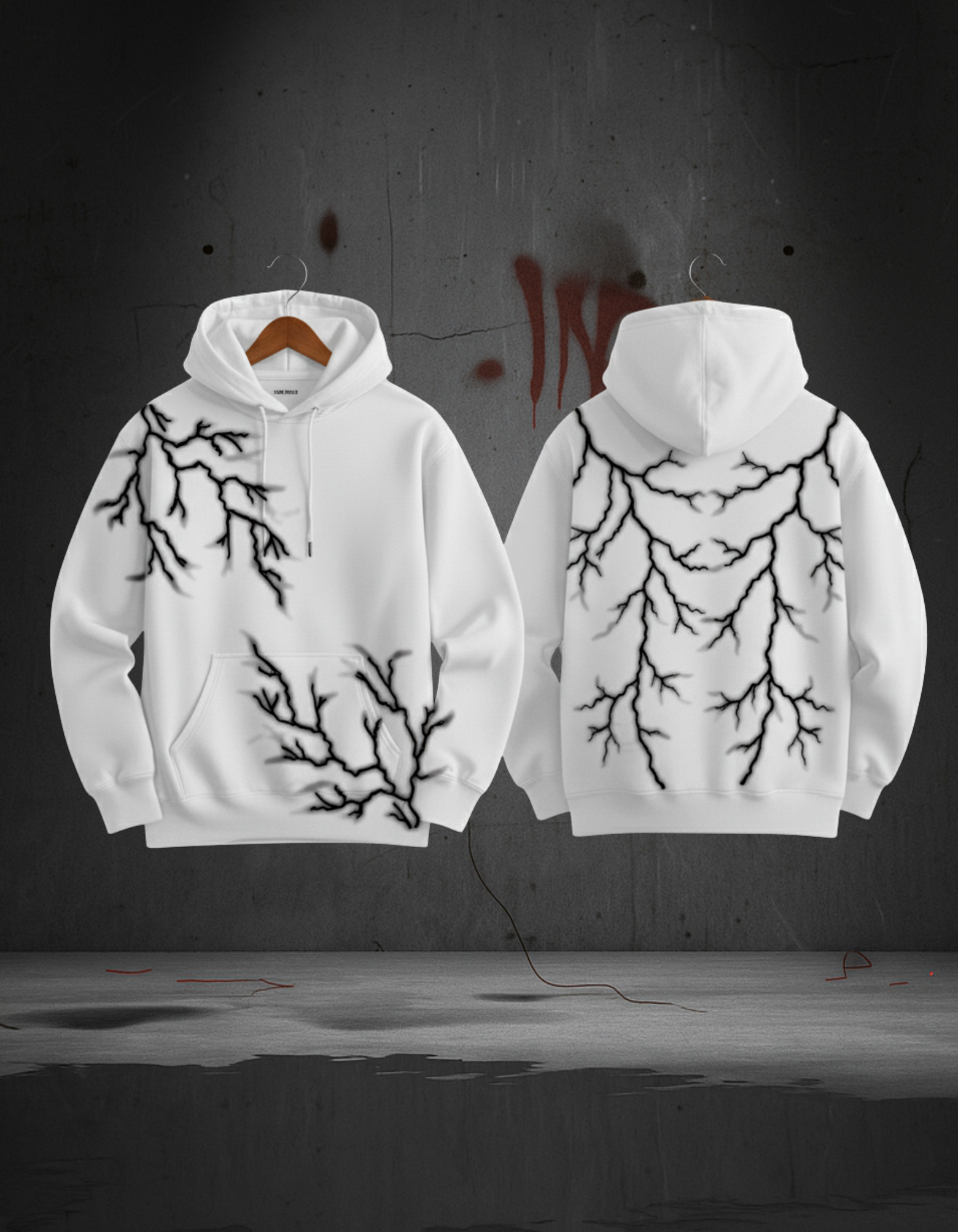 White Storm Hoodie