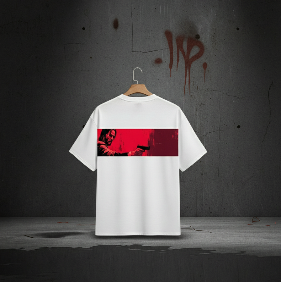 JOHN WICK Oversized T-Shirts
