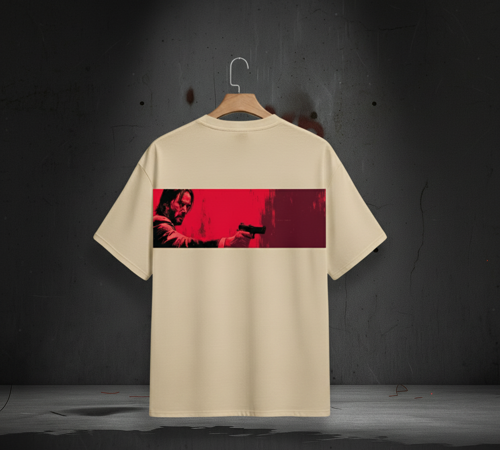 JOHN WICK Oversized T-Shirts
