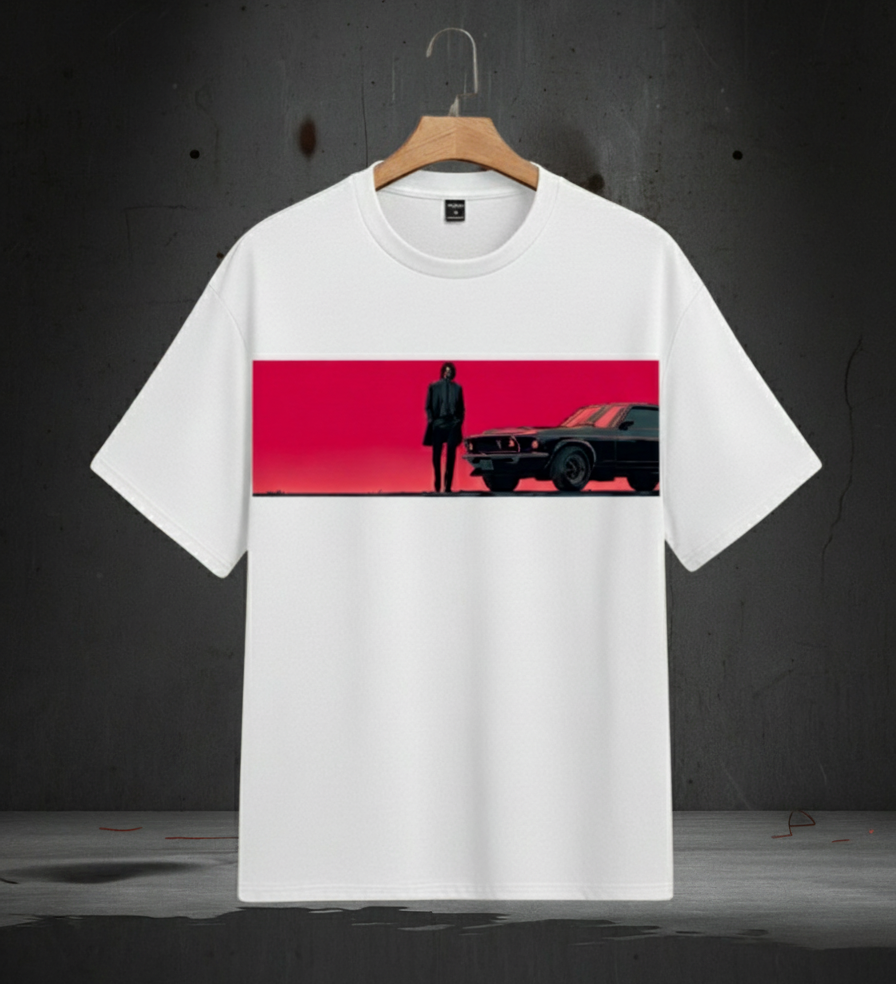 JOHN WICK Oversized T-Shirts