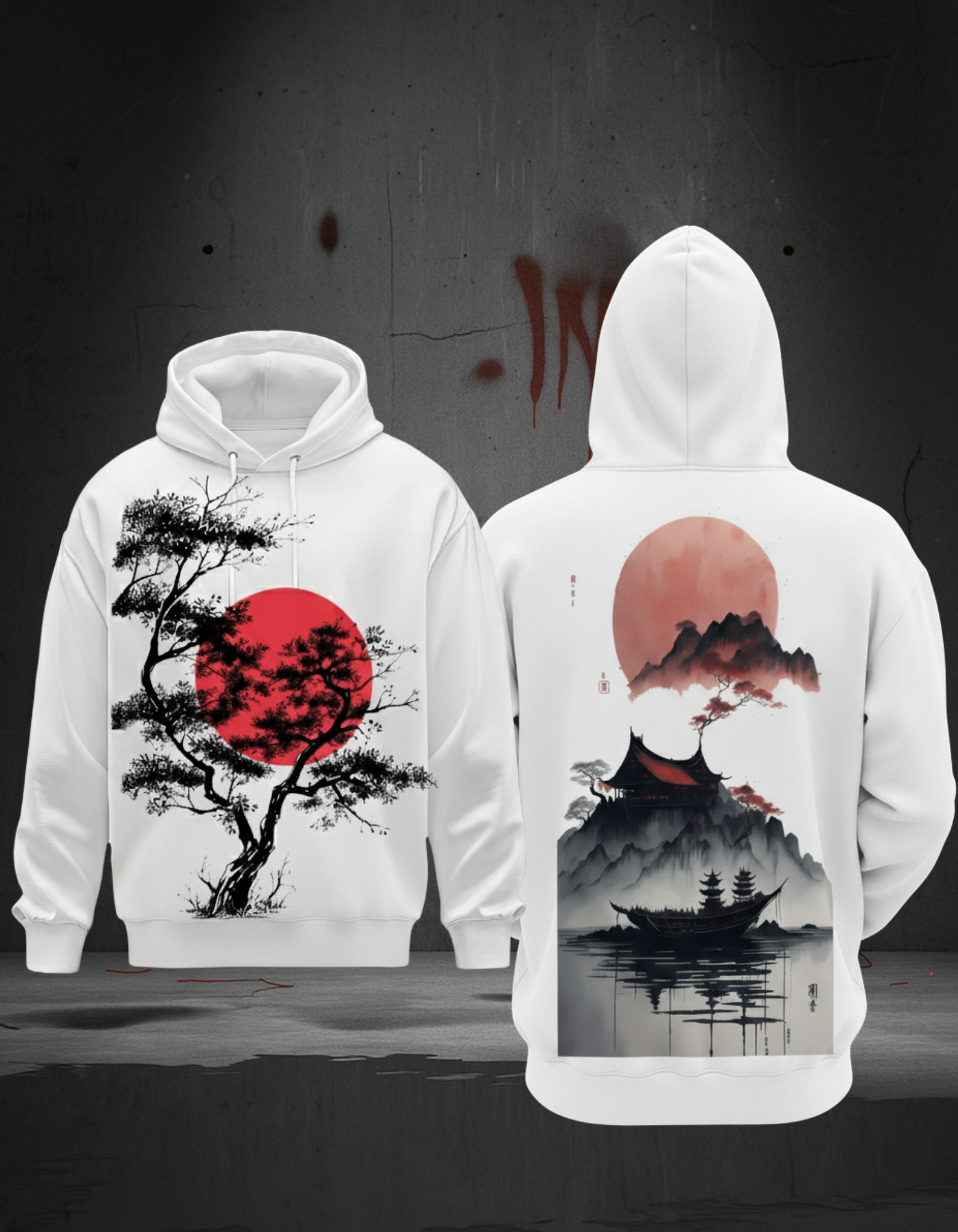RED ECLIPSE HOODIE