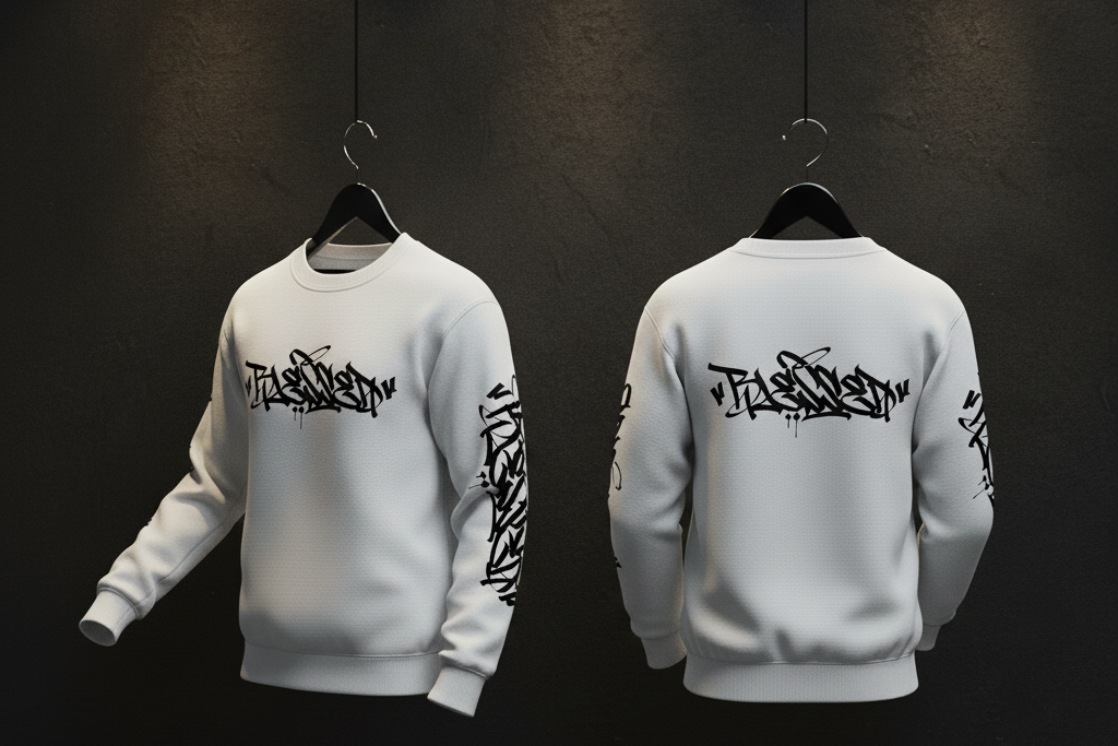 GRAFFITI GHOST SWEATSHIRT