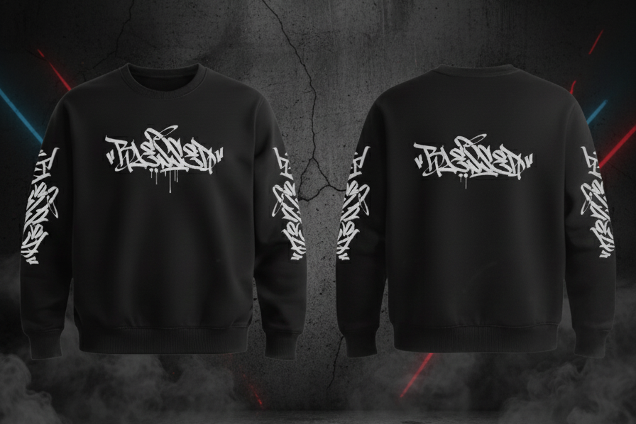 GRAFFITI GHOST SWEATSHIRT